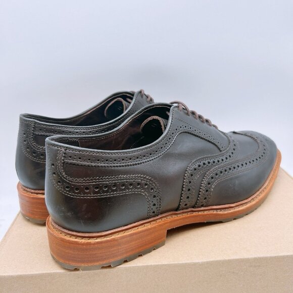 Allen Edmonds McTavish Wingtip Oxford Dress Shoes Mens US 11 EEE Chocolate Brown - Picture 8 of 12